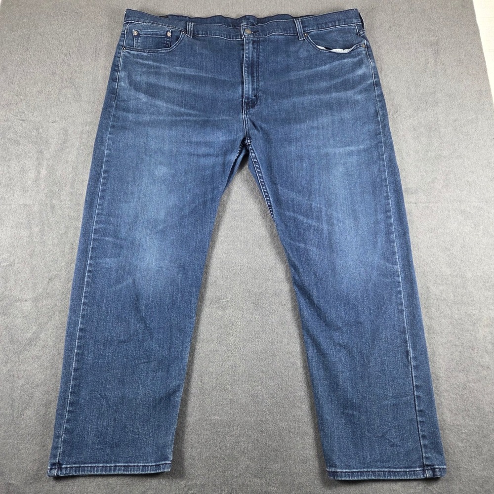 Levis 502 Taper Fit Mens Jeans Medium Wash Blue‎ Denim Pants Regular Taper